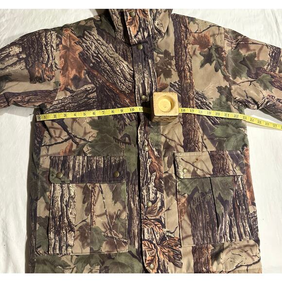 Vintage Cabela's Super Slam Camo Jacket Men's Medium Realtree Hunting USA barn - Picture 3 of 9